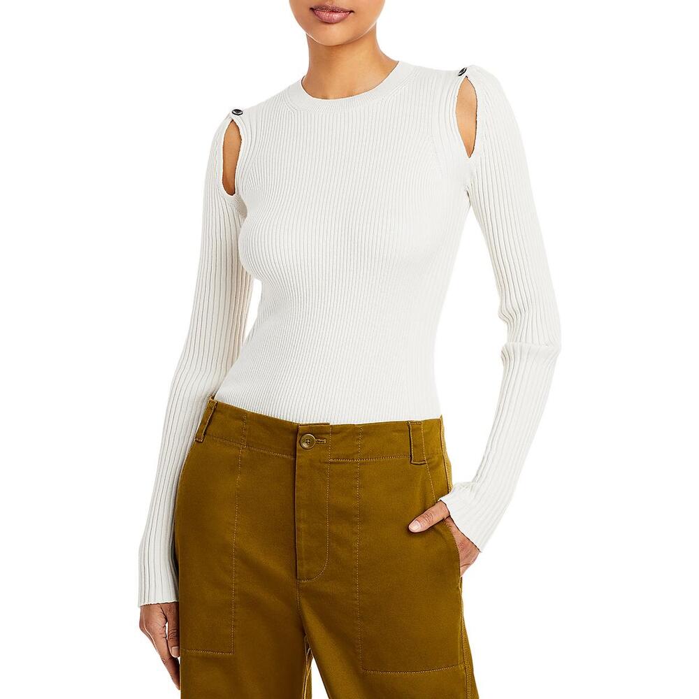 Proenza Schouler Sweater Cashmere Cotton Preppy Casual Work Fall Winter S